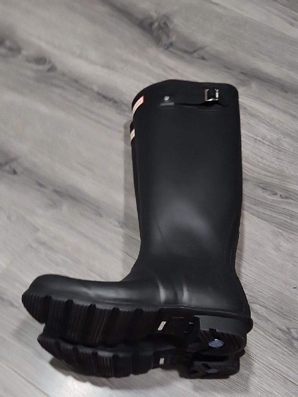 Hunter Black Matte Rain Boots - Picture 5 of 8